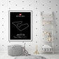 Red Bull Ring F1 Formula 1 Race Track Poster