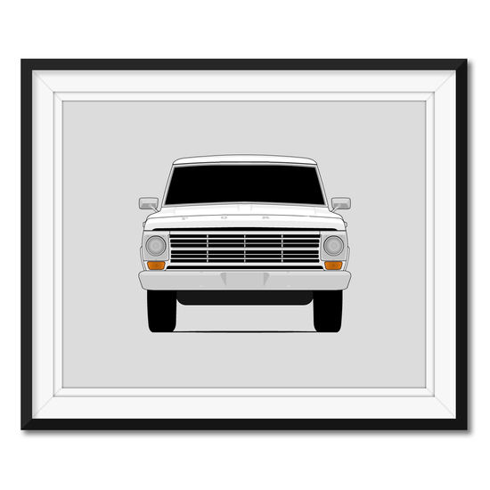 Ford F-100 (1967-1972) 5th Generation Poster