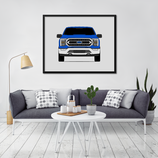 Ford F-150 XL XLT (2021-Present) 14th Generation Poster