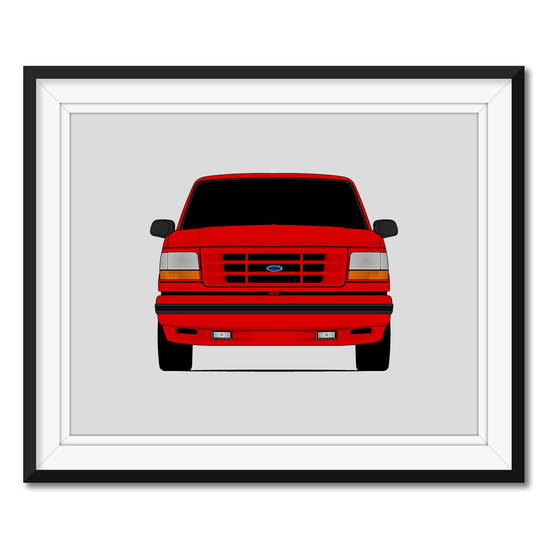 Ford F-150 SVT Lightning (1993-1995) 9th Generation Poster