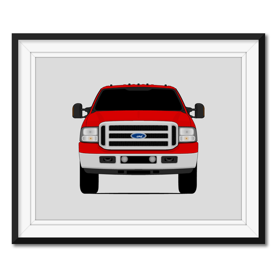 Ford F-350 (2005-2007) 1st Generation Facelift Poster
