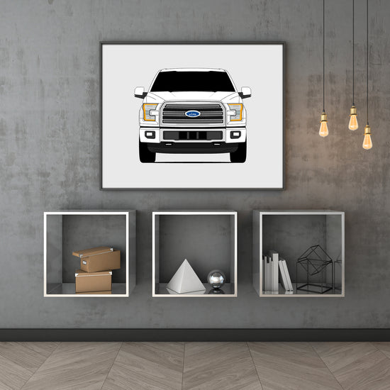 Ford F-150 Limited (2015-2017) 13th Generation Poster