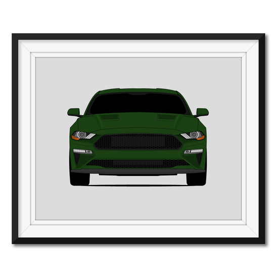 Ford Mustang Bullitt S550 (2018-2019) Poster