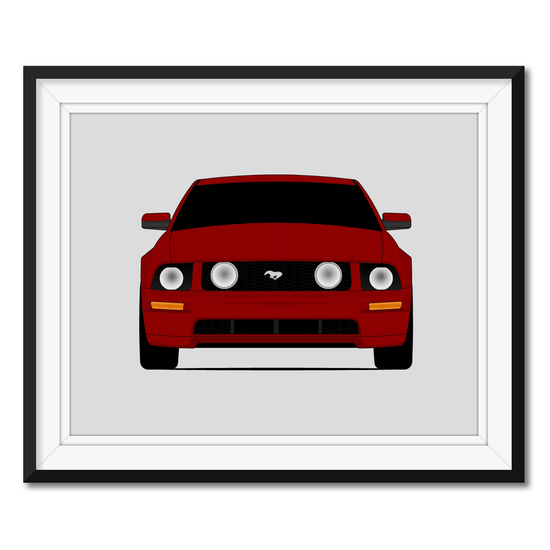Ford Mustang GT S197 (2005-2009) Poster