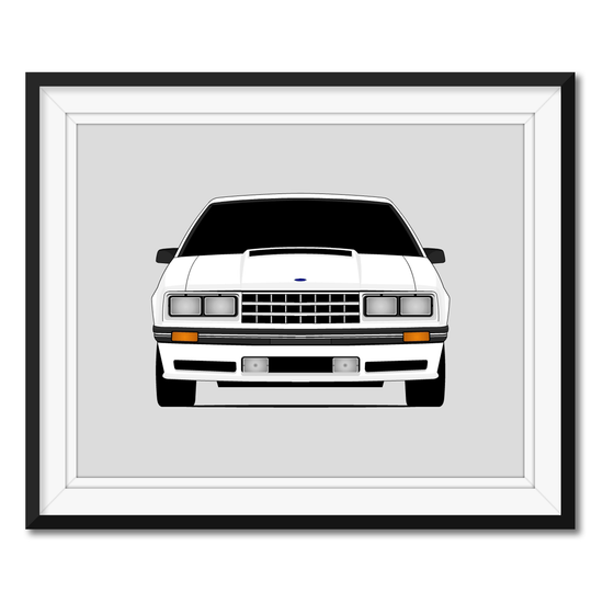Ford Mustang Fox Body (1979-1982) Poster