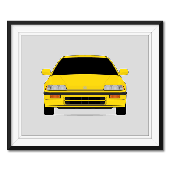 Honda CRX (1988-1991) 2nd Generation Inspired Poster