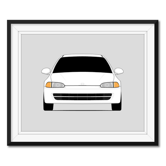 Honda Civic (Sedan) (1991-1995) 5th Generation Poster