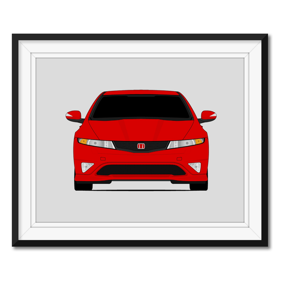 Honda Civic Type R FN2 (2007-2011) 3rd Generation Poster