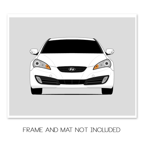 Hyundai Genesis Coupe (2009-2012) Poster