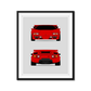 Lamborghini Countach (1978-1988) (Front and Rear) Poster