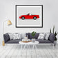 Mazda Miata MX-5 NB (1998-2005) (Side Profile) Poster