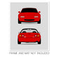 Mazda Miata MX-5 NA (1989-1997) (Front and Rear) Poster