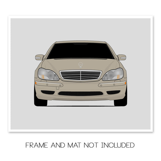Mercedes-Benz S55 AMG W220 (1999-2005) Poster