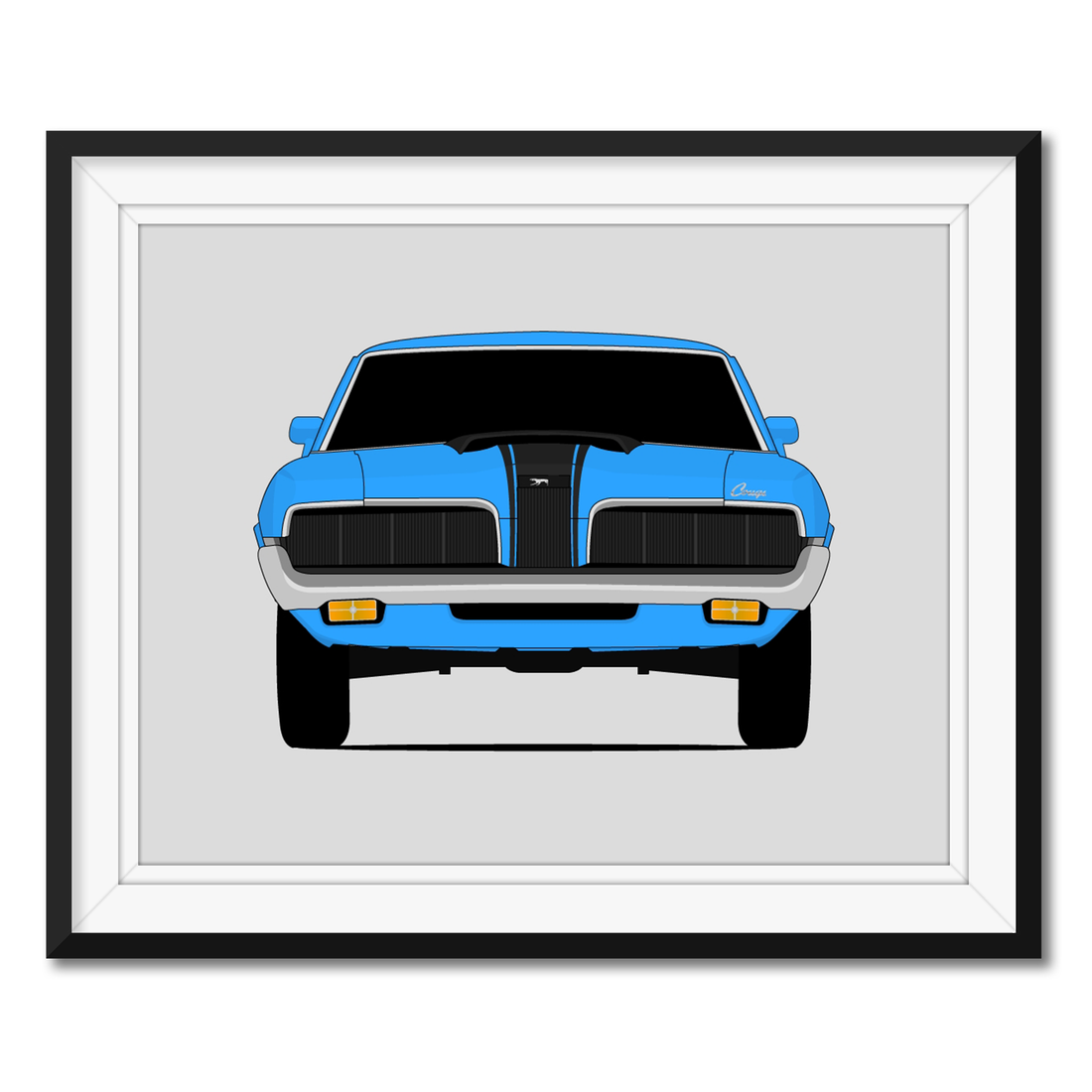 Mercury Cougar (1969-1970) 1st Generation Poster
