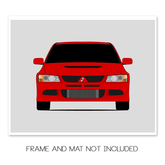 Mitsubishi Lancer Evolution VIII CT9A (2003-2005) Poster