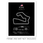Road America NASCAR Race Track Poster