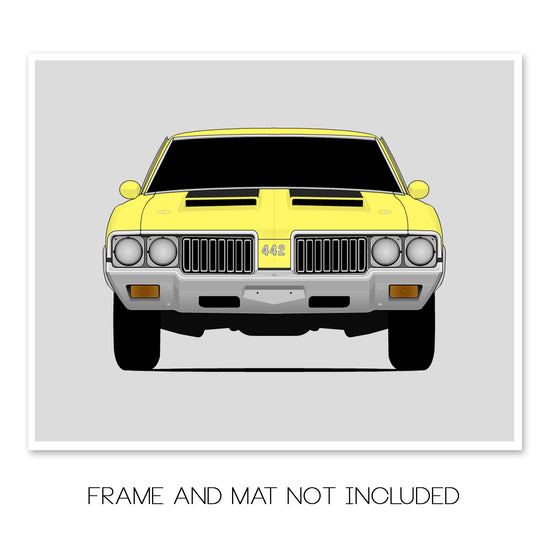 Oldsmobile 442 W30 (1969-1972) Poster