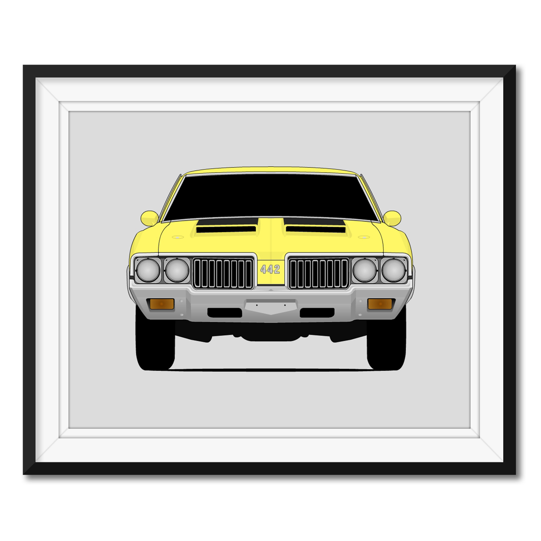 Oldsmobile 442 W30 (1969-1972) Poster