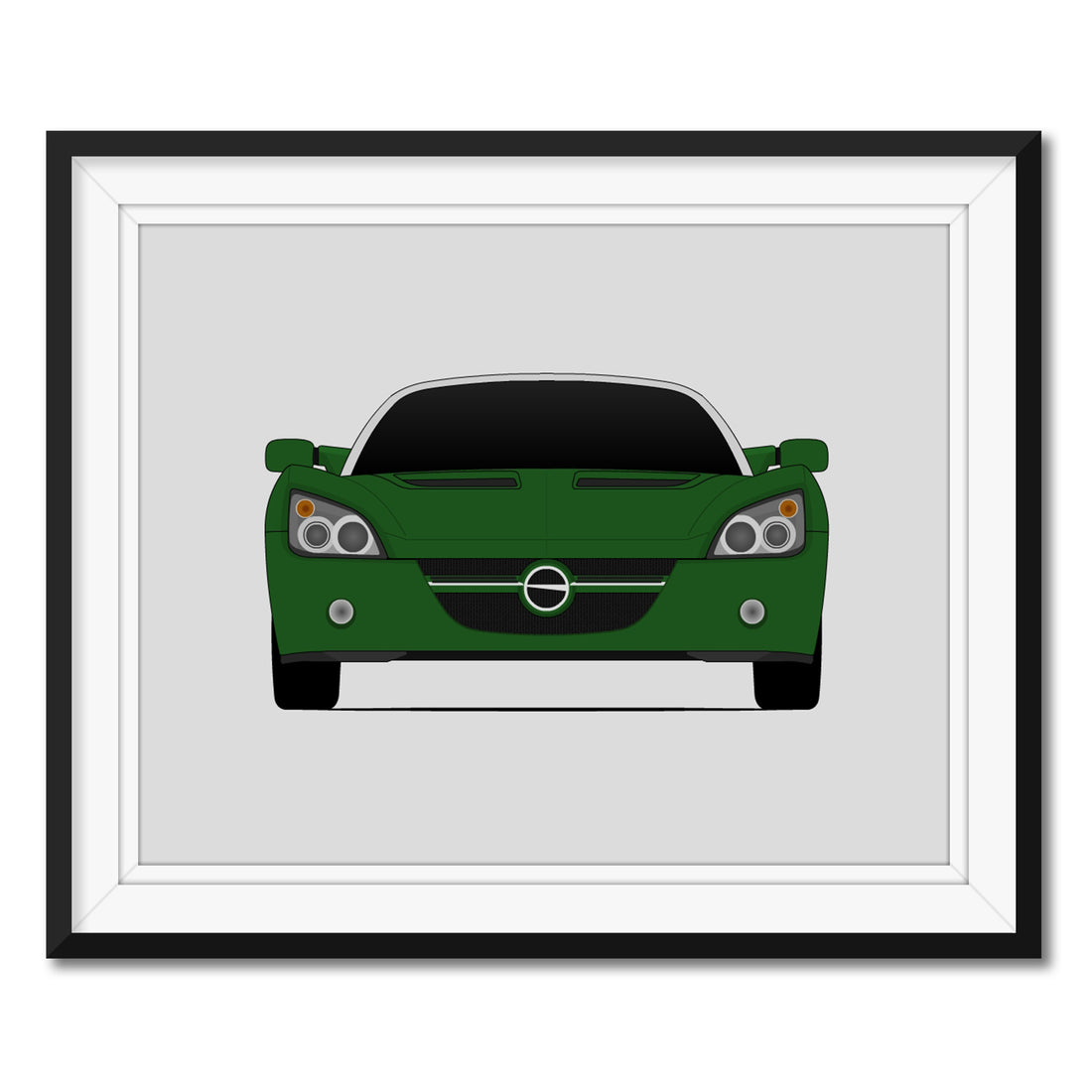 Opel Speedster Vauxhall VX220 (2001-2005) Poster