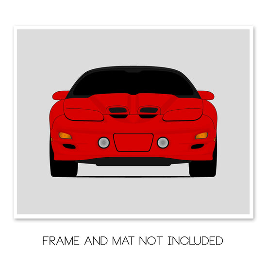 Pontiac Firebird Trans Am WS6 (1998-2002) Poster