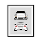 Porsche 911 GT3 997.2 (2009-2012) (Front and Rear) Poster