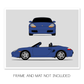 Porsche Boxster 986 (1996-2002) (Front and Side) Poster