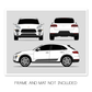 Porsche Macan Turbo S 95B (2014-2018) (Front Side Rear) Poster