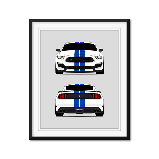 Shelby GT350 S550 (2015-2020) (Front and Rear) (Ford) Poster