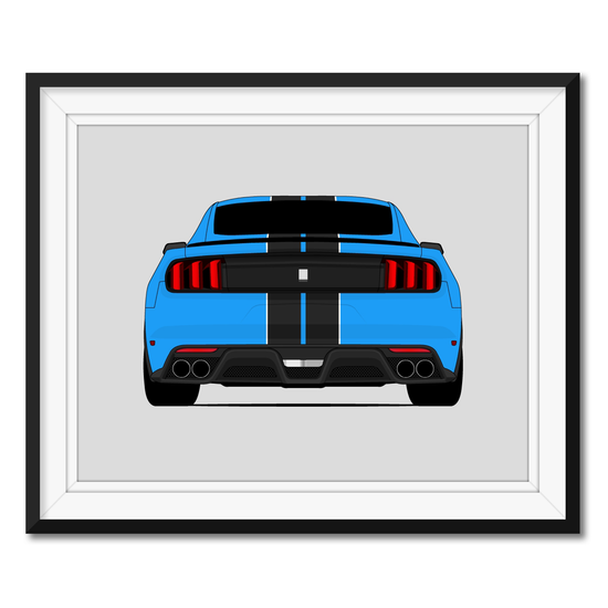 Shelby GT350 S550 (2015-2020) (Rear) (Ford) Poster