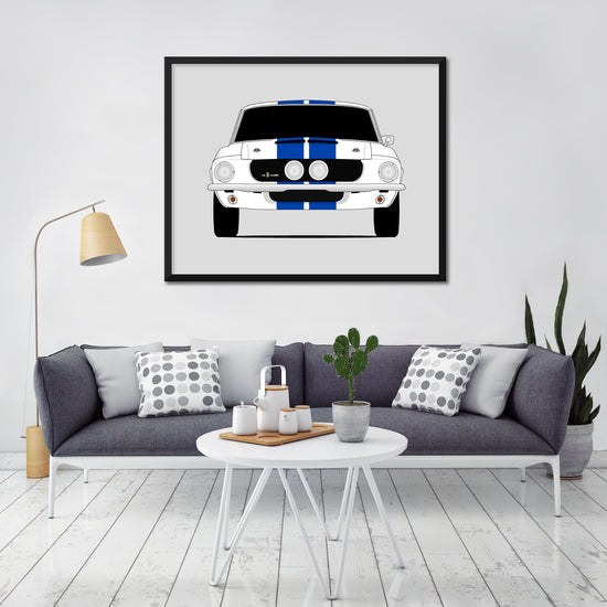 Ford Mustang 1967 Shelby GT500 Cobra Poster