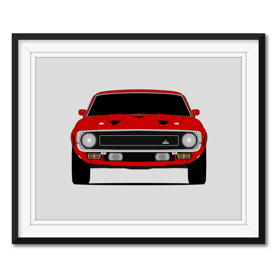 Ford Mustang 1969 Shelby GT500 Cobra Poster