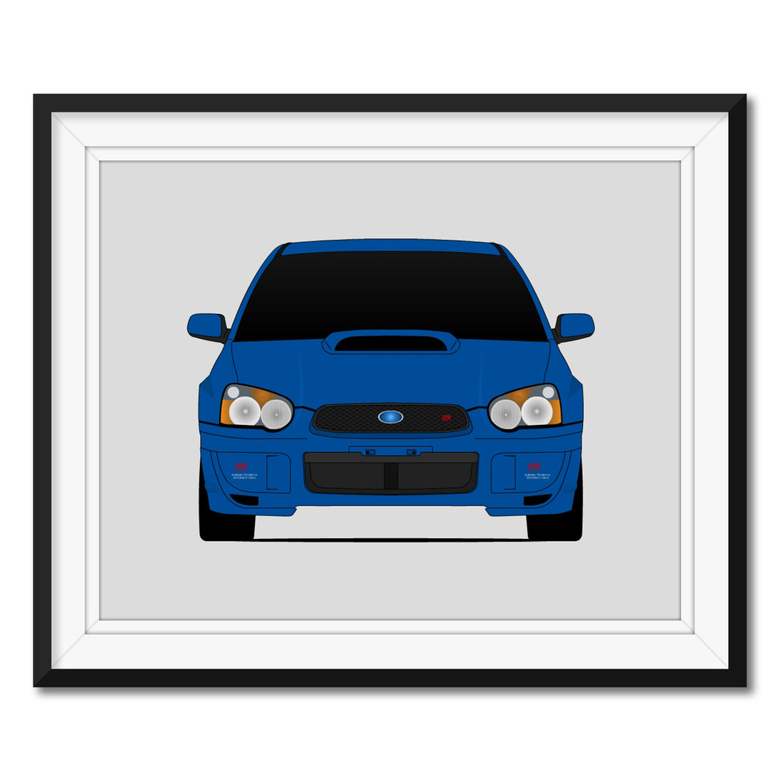 Subaru STI G2 Blobeye (2003-2004) Poster