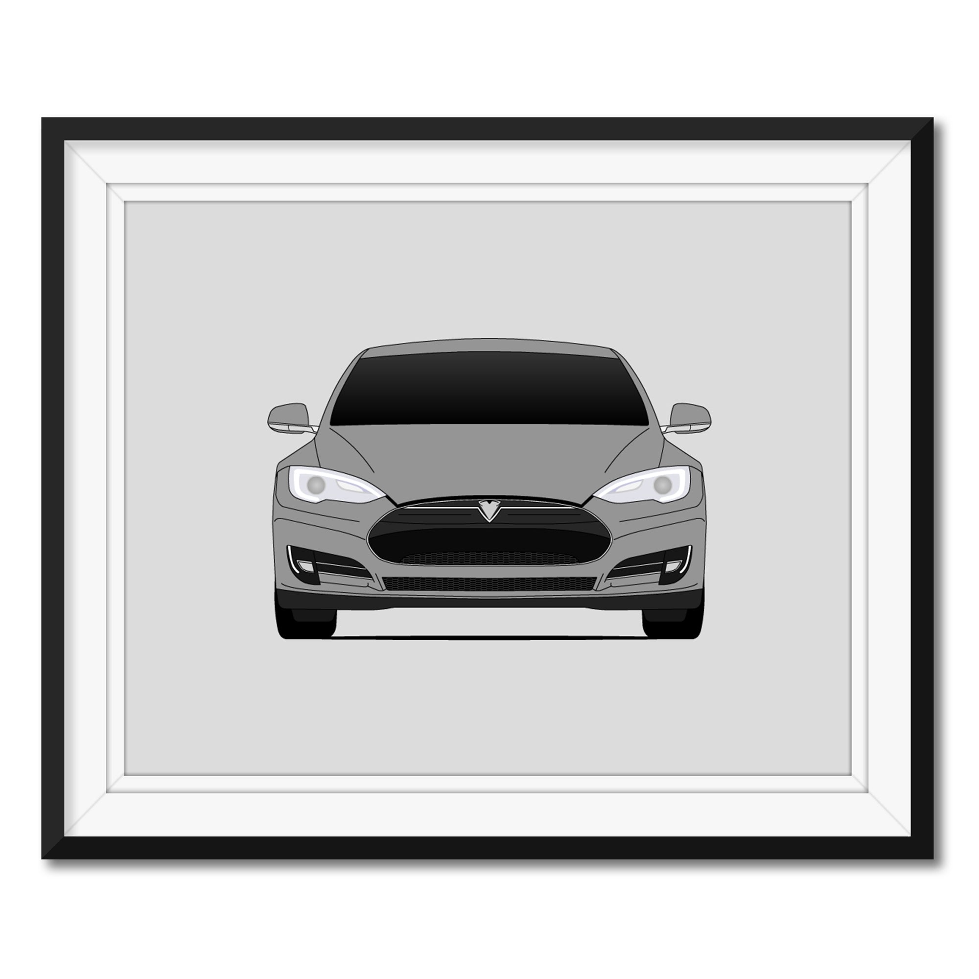 Tesla Model S (2013-2016) Pre-facelift Poster