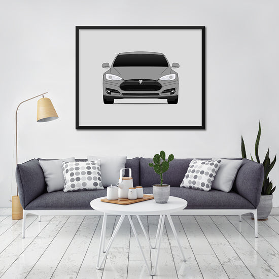 Tesla Model S (2013-2016) Pre-facelift Poster