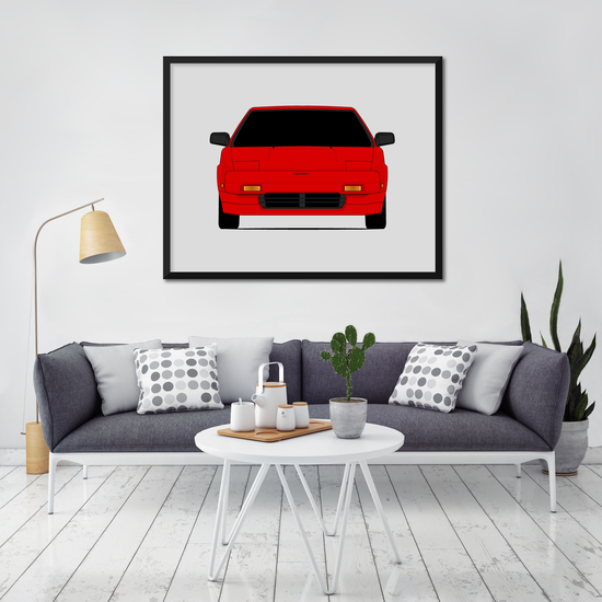 Toyota MR2 AW10 AW11 (1984-1989) 1st Generation Poster