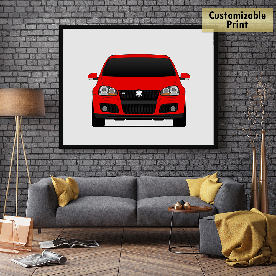 Volkswagen Golf GTI MK5 (2004-2008) 5th Generation Poster