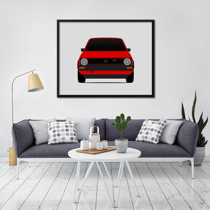 Volkswagen Golf GTI MK1 (1976-1983) 1st Generation Poster