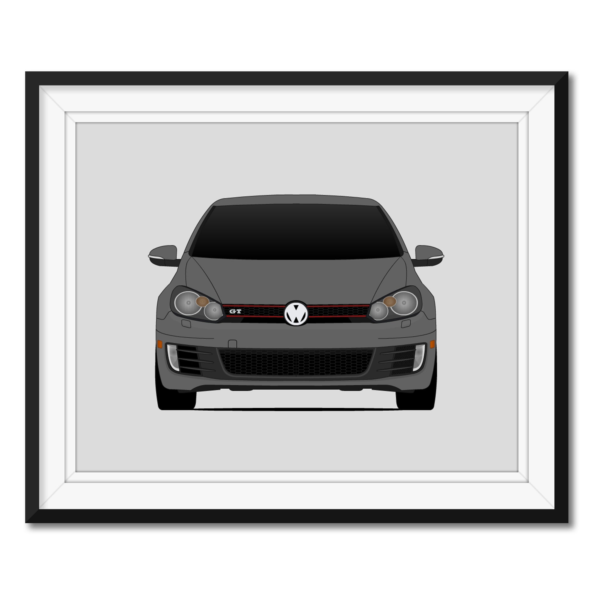 Volkswagen Golf GTI MK6 (2009-2013) 6th Generation Poster