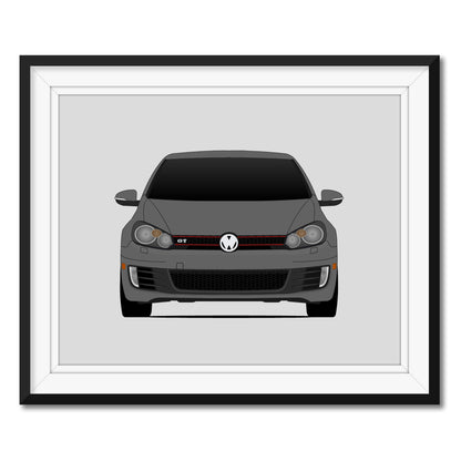 Volkswagen Golf GTI MK6 (2009-2013) 6th Generation Poster