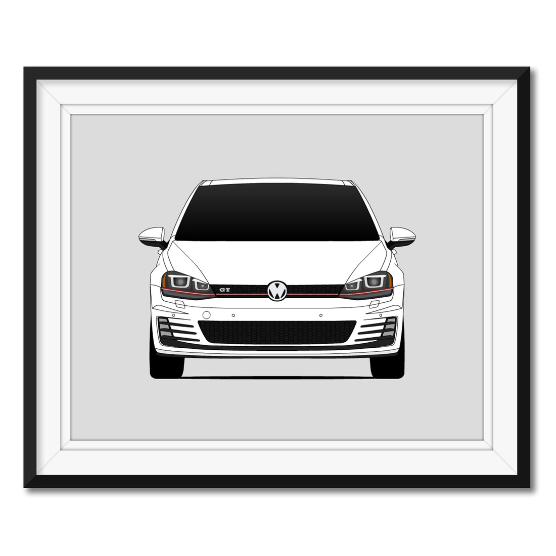 Volkswagen Golf GTI MK7 (2013-2017) Poster