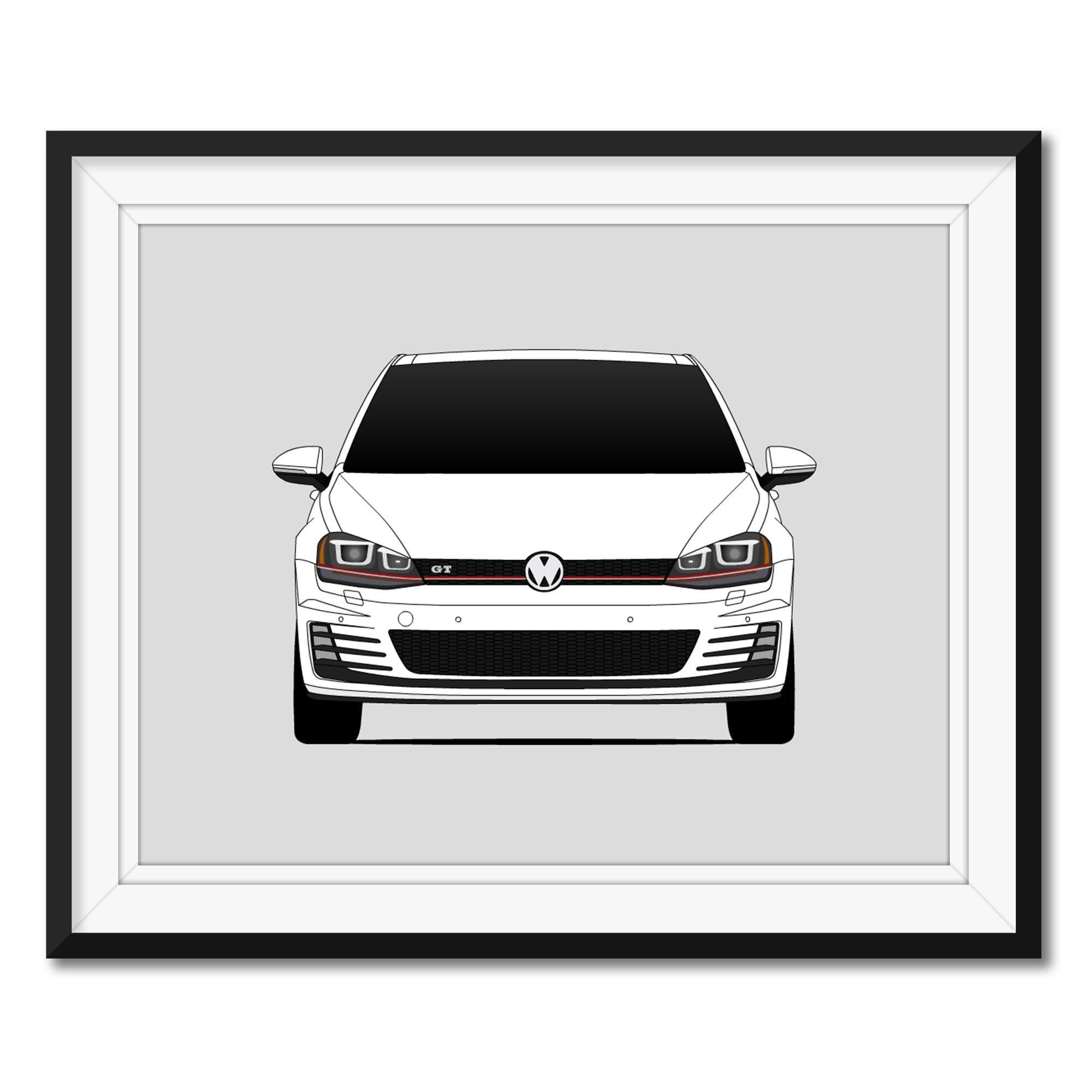 Volkswagen Golf GTI MK7 (2013-2017) Poster