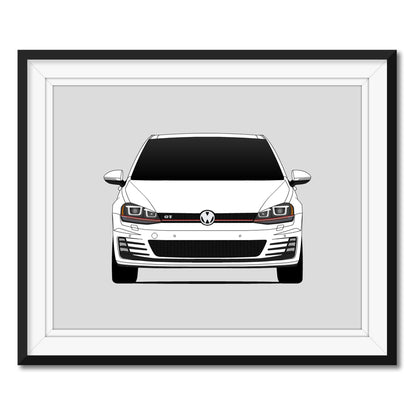 Volkswagen Golf GTI MK7 (2013-2017) Poster