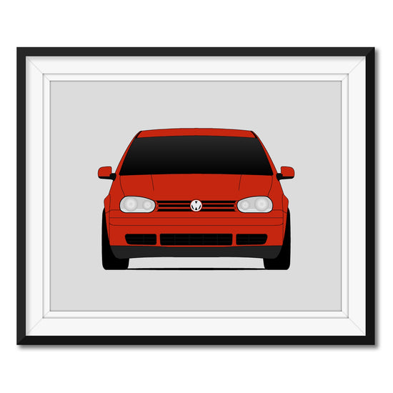 Volkswagen Golf GTI MK4 R32 (1998-2003) 4th Generation Poster