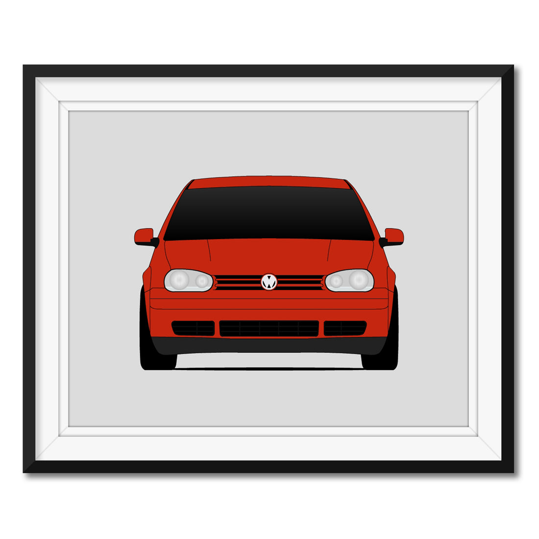 Volkswagen Golf GTI MK4 R32 (1998-2003) 4th Generation Poster