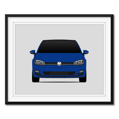 Volkswagen Golf Mk7 (2015-2017) Poster