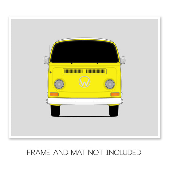 Volkswagen VW Type 2 Bus (1968-1972) Camper Van Poster